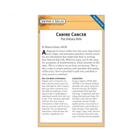 Canine Cancer 2nd Edition e-Booklet