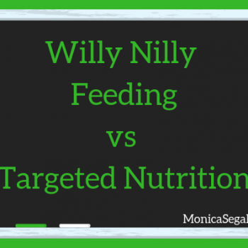Feeding by Percentage vs Targeted Nutrition
